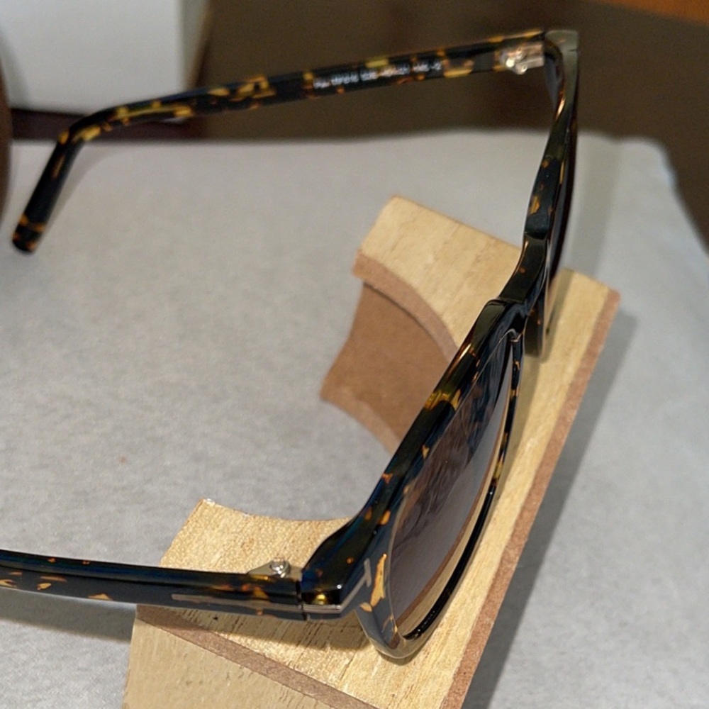 Men Sunglasses Tom Ford FT 0816 Pax 52E Shiny Dark Havana Brown Lenses AUTHENTIC - Picture 8 of 16